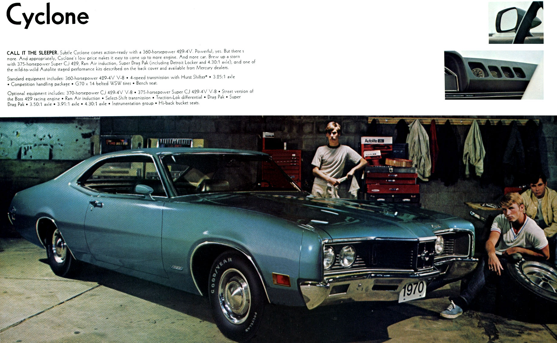 1970 Mercury Performance Brochure Page 10